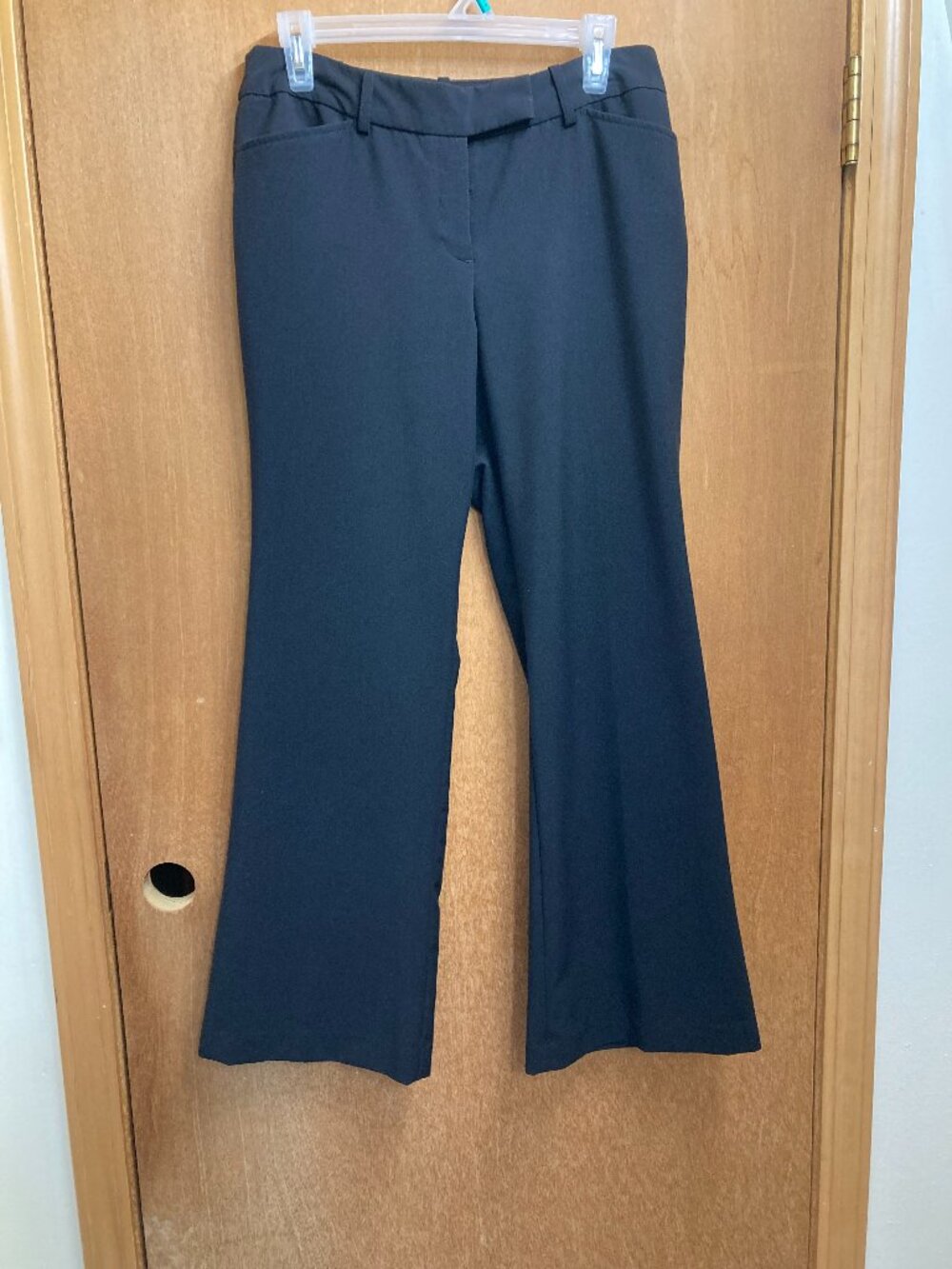 GEORGE Black pants with flared leg bottoms